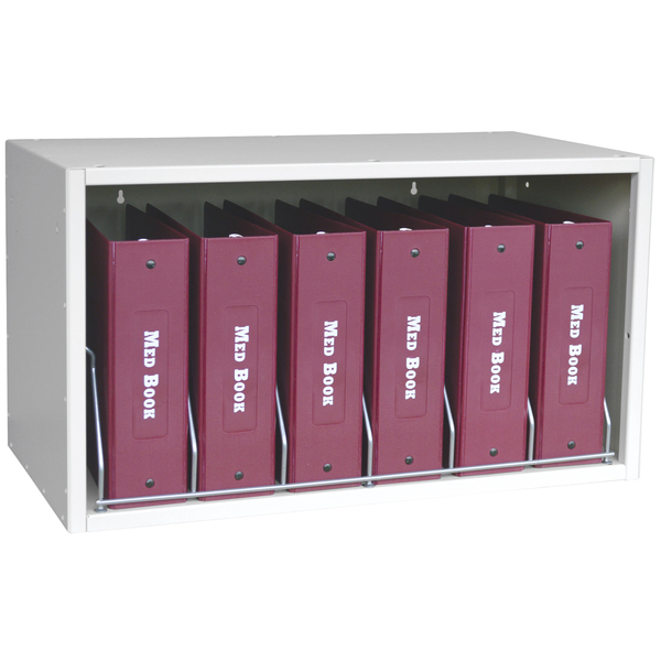 Omnimed Cubical Storage Rack Holds 6 Binders up to 3.5"D (15"HX27"WX15"D) 266006